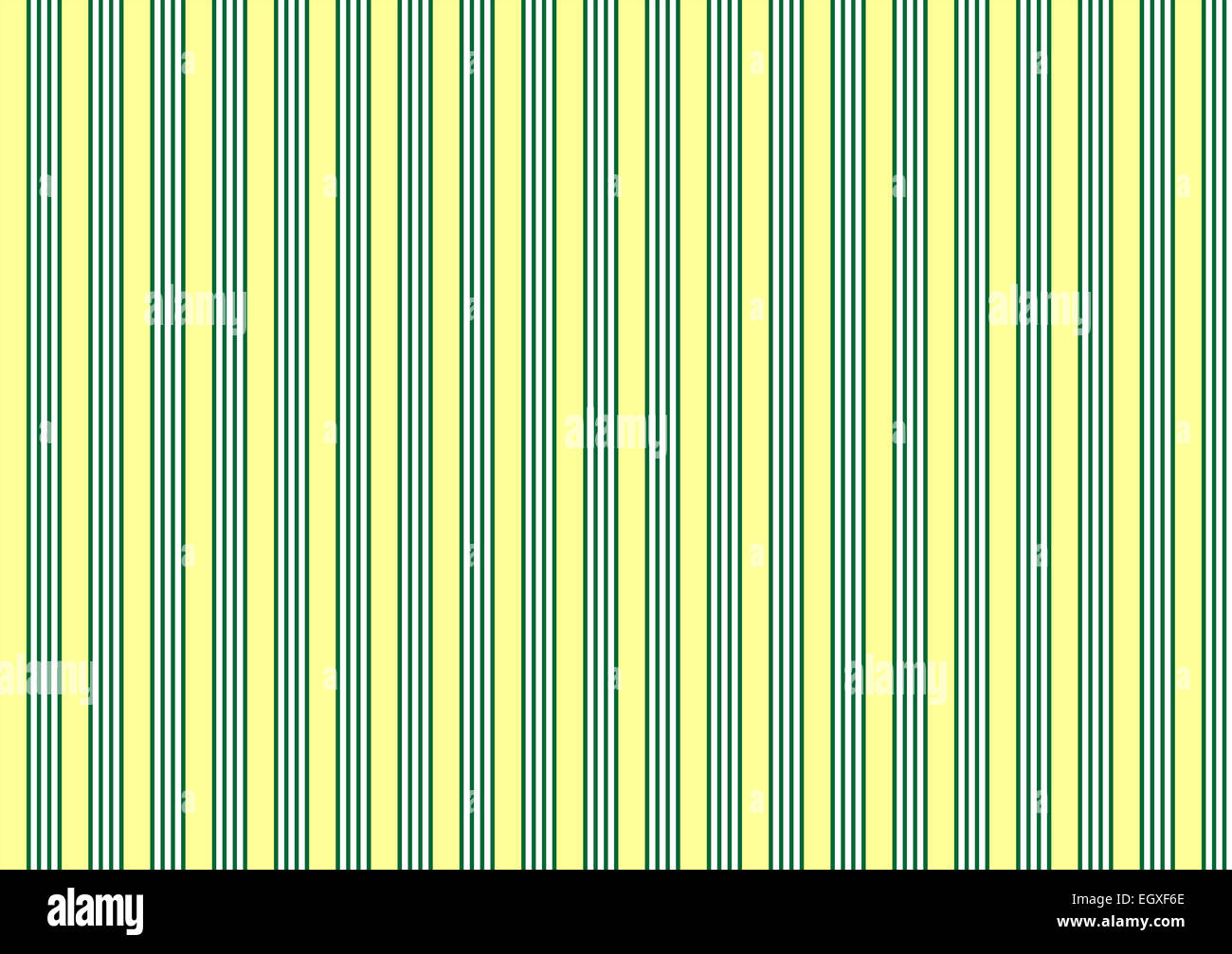 vertikale parallele Linien gelb grün Textur Muster Hintergrund Stockfoto