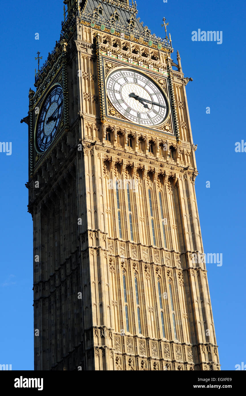 Big Ben Houses Of Parlament London. Stockfoto