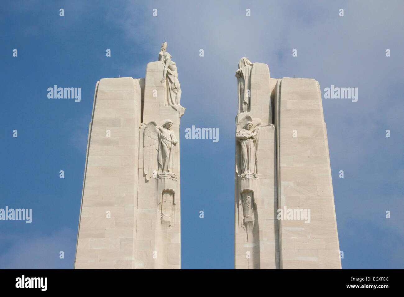 Canadian National Vimy Memorial. Mémorial nationale du Canada À Vimy Stockfoto