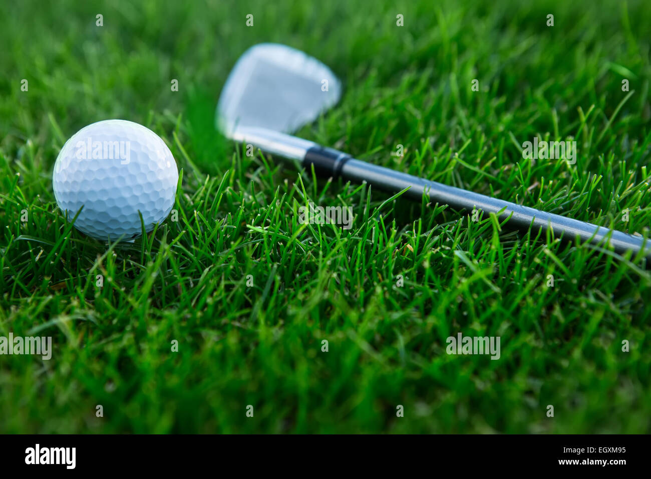 Golf-Hintergrund Stockfoto