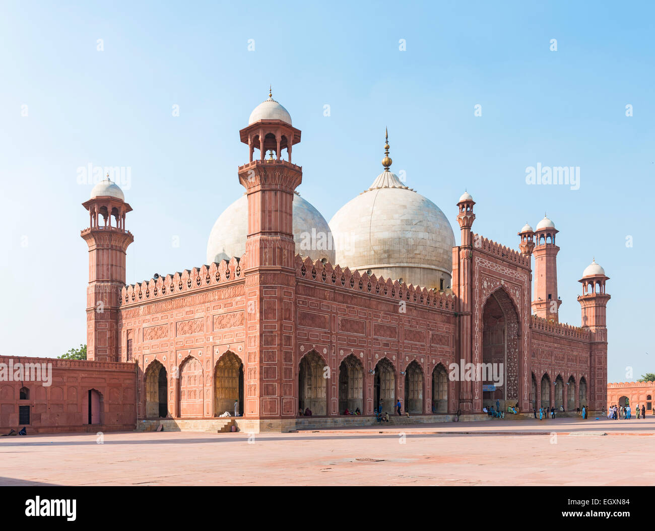 Badshahi Moschee Lahore Pakistan Stockfoto