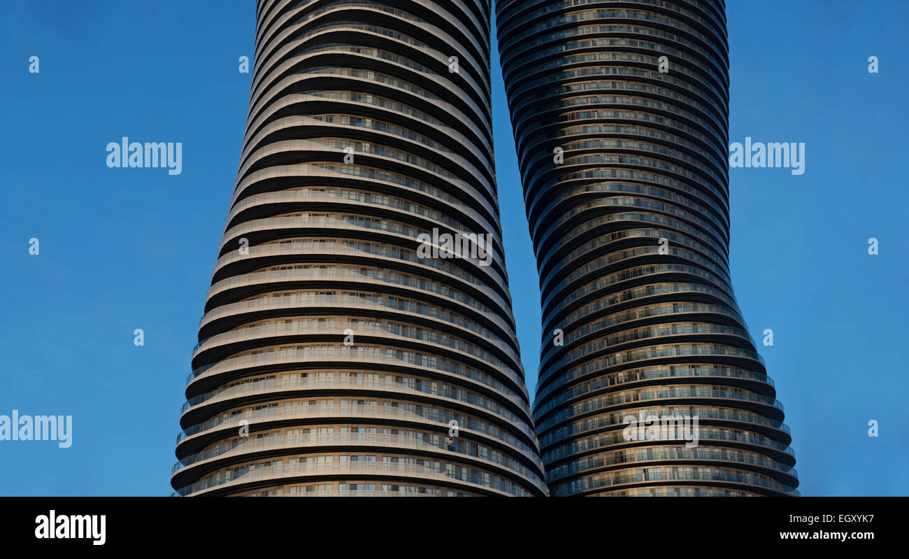 Absolute Weltneuheit Türme - Marilyn Monroe Towers - Mad Architekten - Mississauga - Toronto Vororte Stockfoto