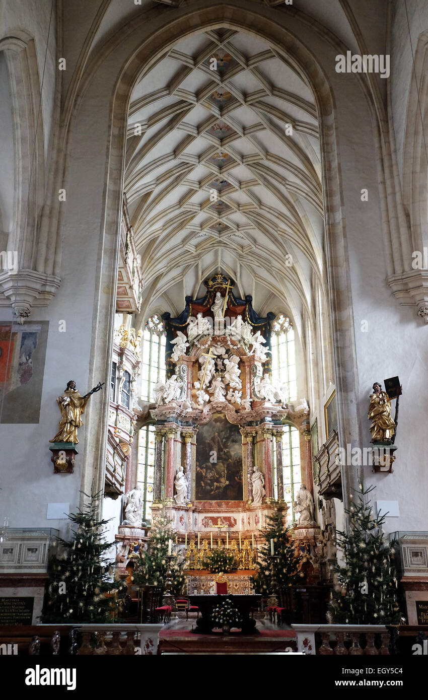 Grazer Dom, St. Giles in Graz, Steiermark, Österreich am 10. Januar 2015 gewidmet. Stockfoto