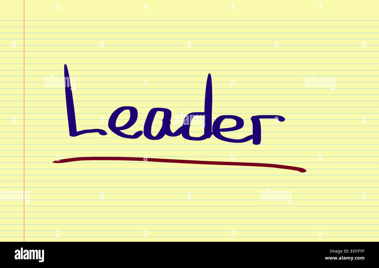 Leader-Konzept Stockfoto