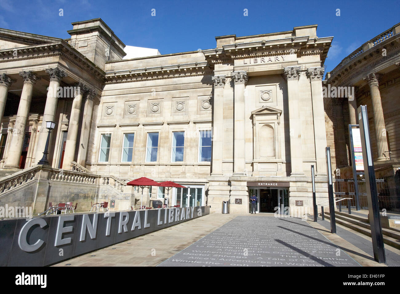 Zentralbibliothek in Liverpool Merseyside UK Stockfoto