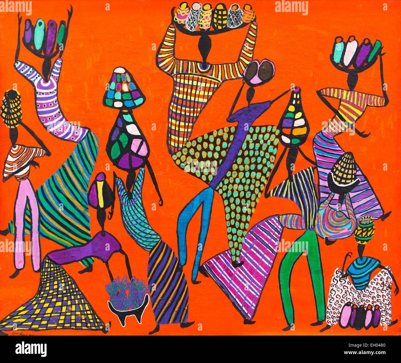 ActiveMuseum 0003491.jpg / Markt im A.E.F 12.06.2013 - / 20. Jahrhundert Sammlung / aktive Museum Stockfoto