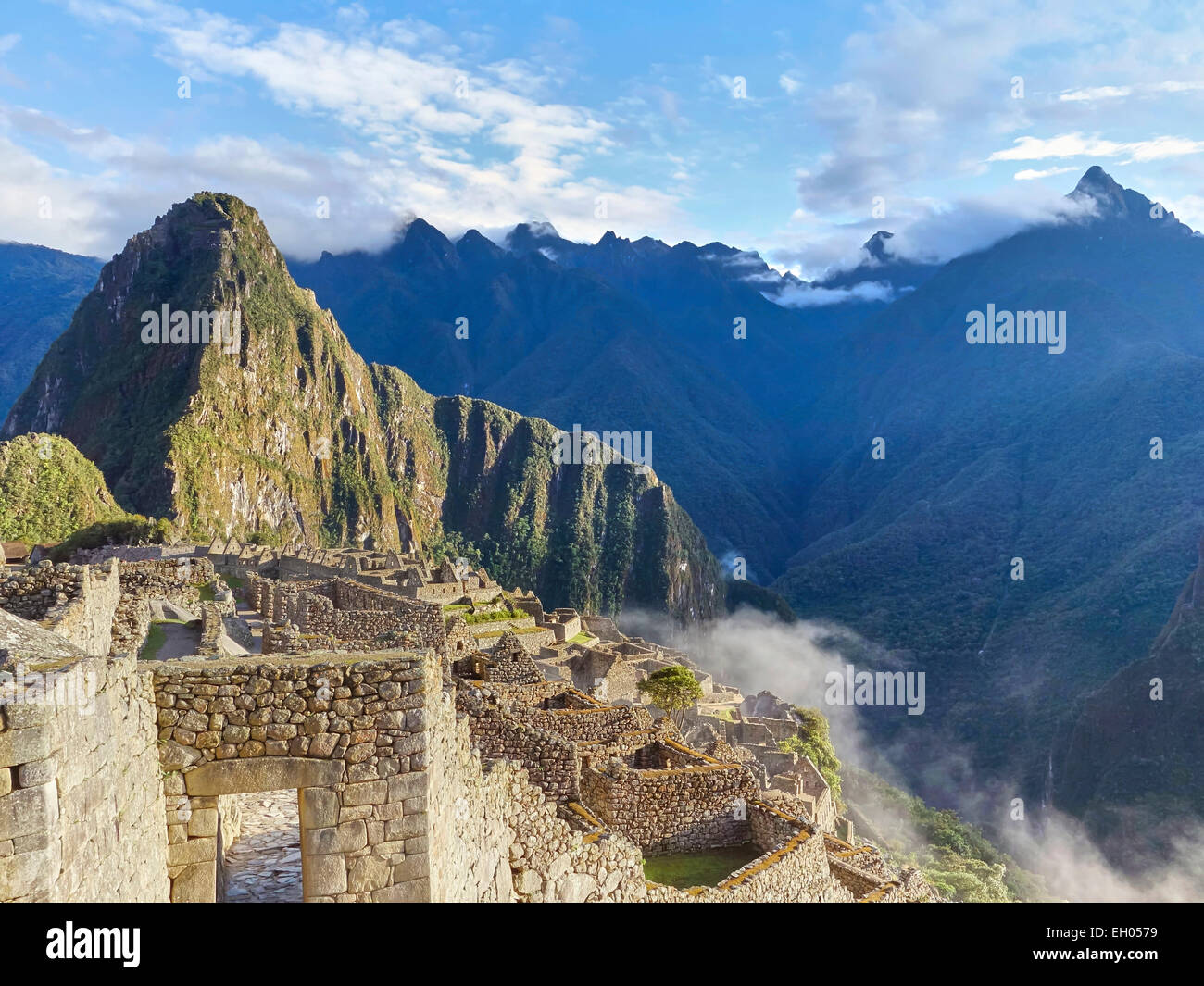 Peru, Ruinenstadt Machu Picchu Stockfoto