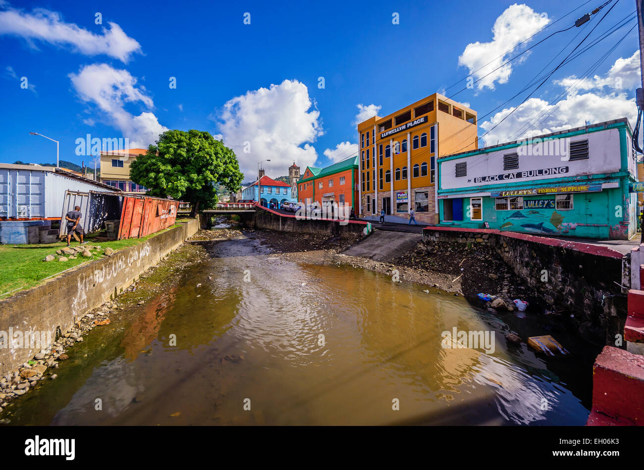 Karibik, Grenadinen, St. Vincent, Kingstown Stockfoto