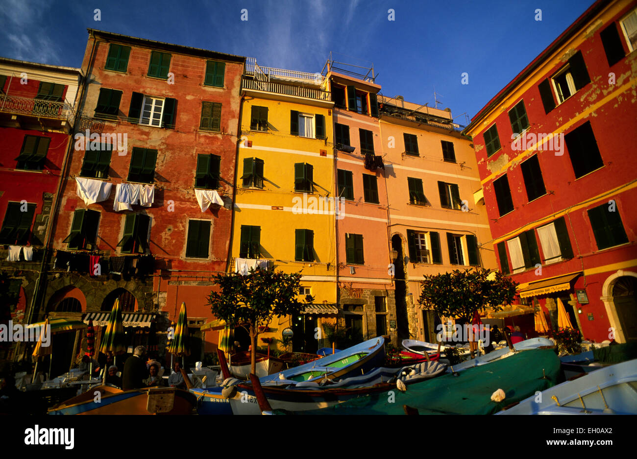 Italien, Ligurien, Cinque Terre, Riviera di Levante, Vernazza Stockfoto
