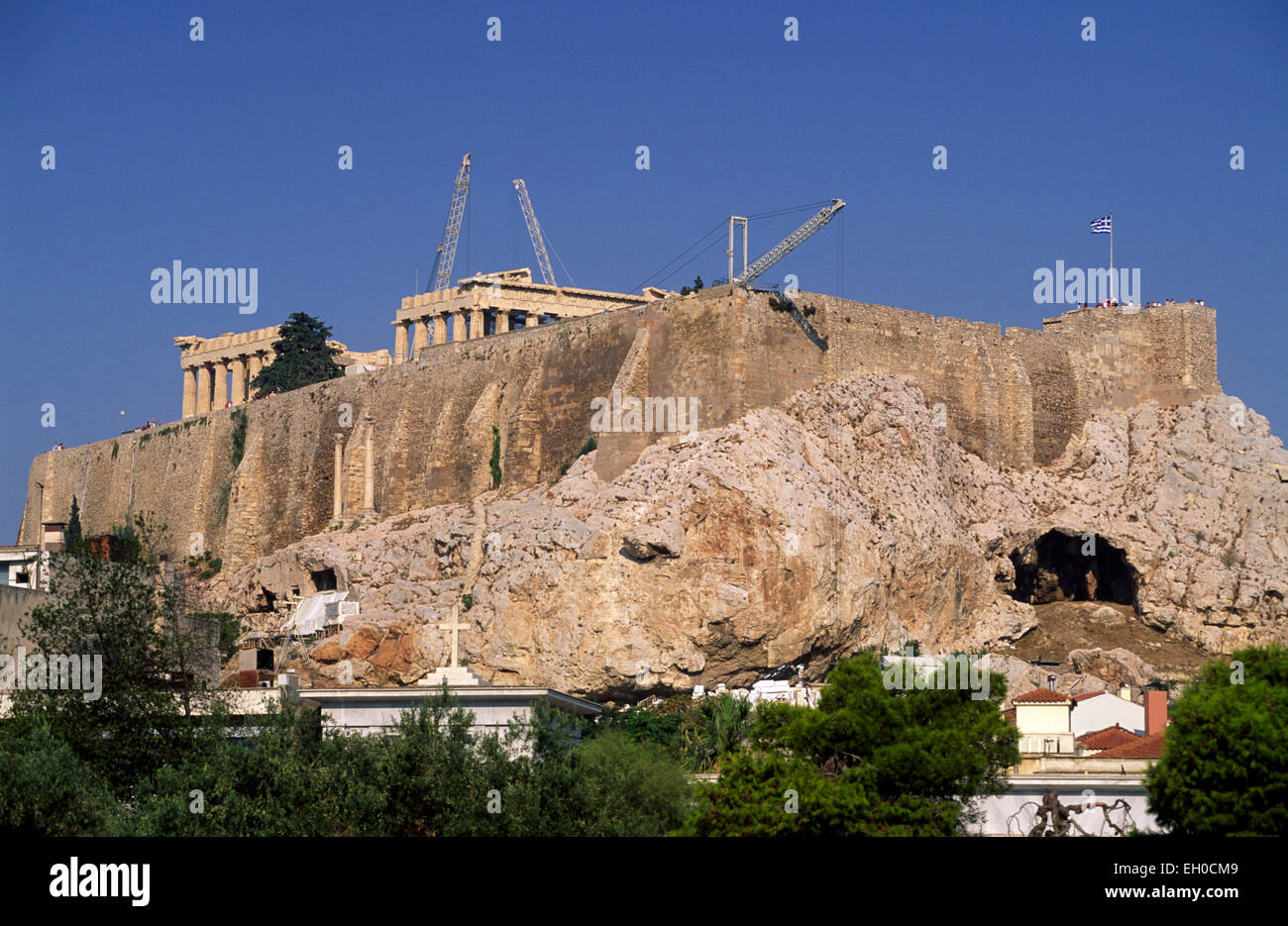 Griechenland, Athen, Akropolis Stockfoto