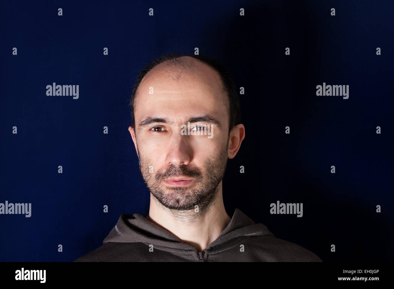 Schlanke Mann Portrait Stockfoto