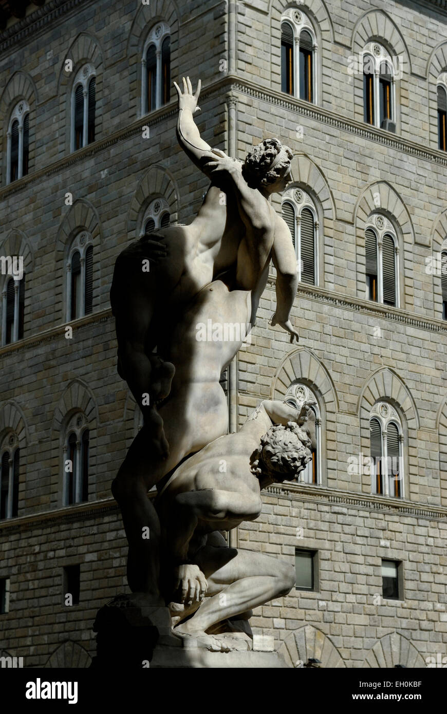 Statue, Piazza Delle Signoria, Florenz, Italien Stockfoto