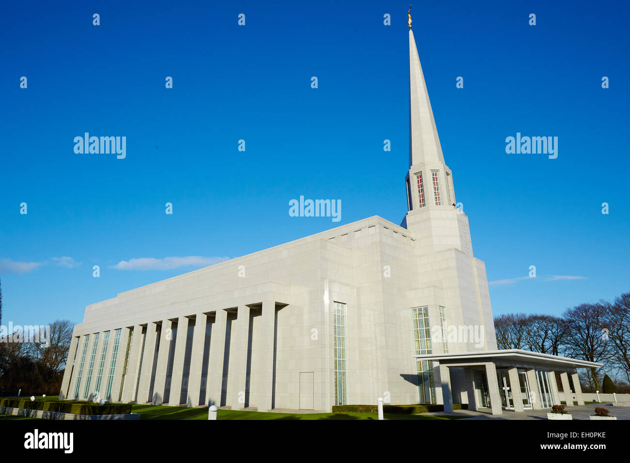 Preston-Tempel in Chorley, Lancashire in England ist die 52. operative Tempel von die Kirche von Jesus Christus von Heiligen Stockfoto