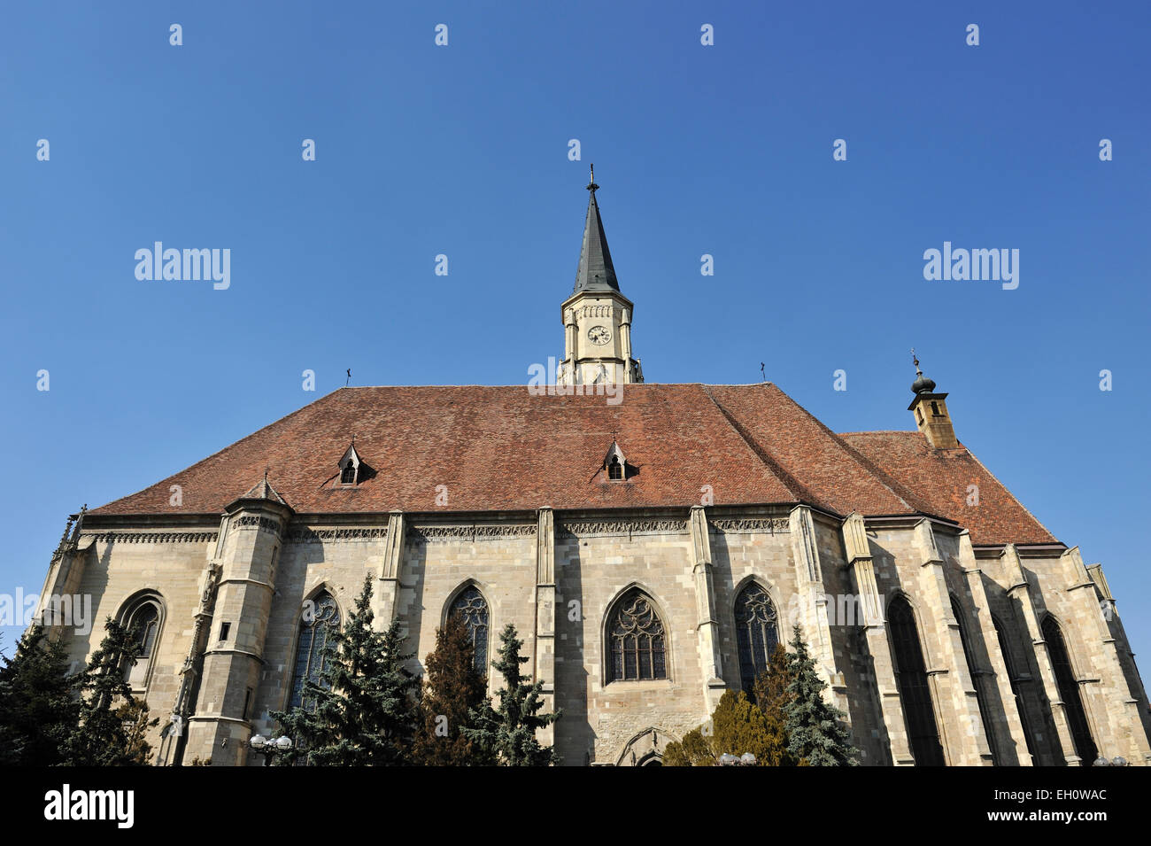 Sankt-Michael-Kirche, Cluj-Napoca, Rumänien Stockfoto