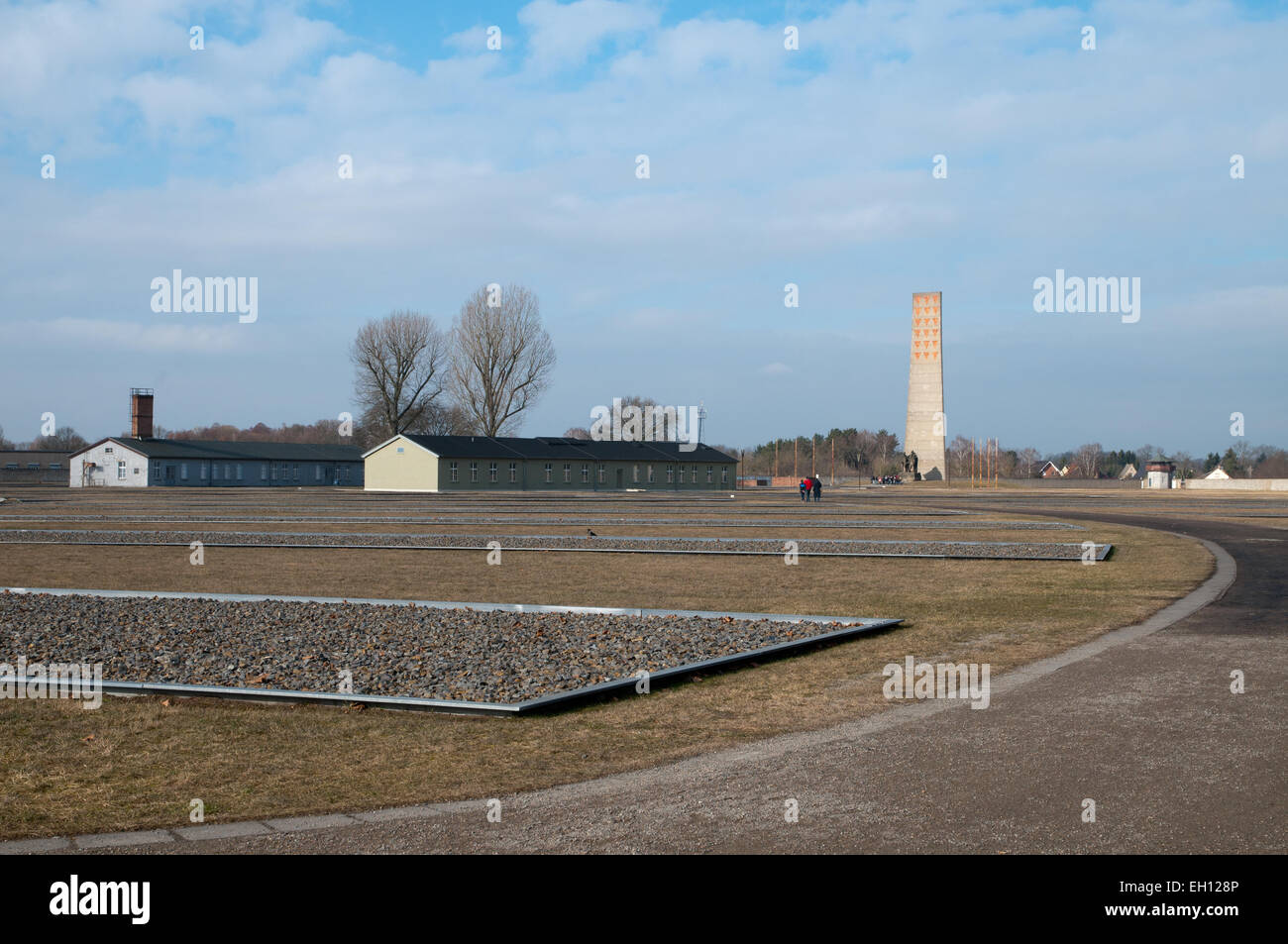 KZ-Gedenkstätte Sachsenhausen, Oranienburg, Deutschland Stockfoto