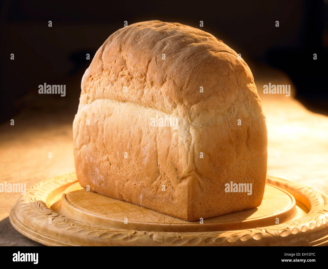 Brot: weißes Brot Stockfoto