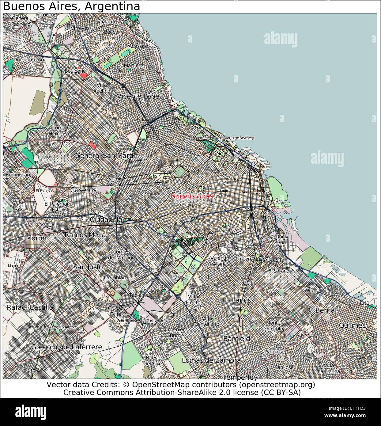 Karte Buenos Aires