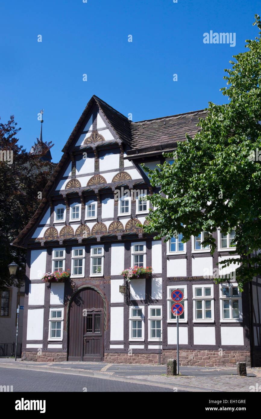 Registrieren Sie Büro aus dem Jahr 1565, Höxter, Nordrhein-Westfalen, Deutschland, Europa Stockfoto