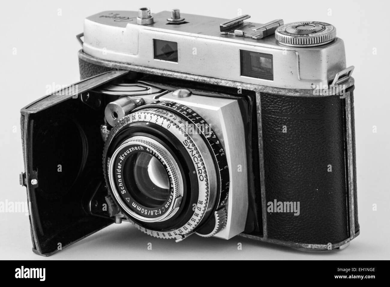 Kodak Retina 2c, einer Messsucherkamera in den 50er und 60er Jahren populär. Stockfoto