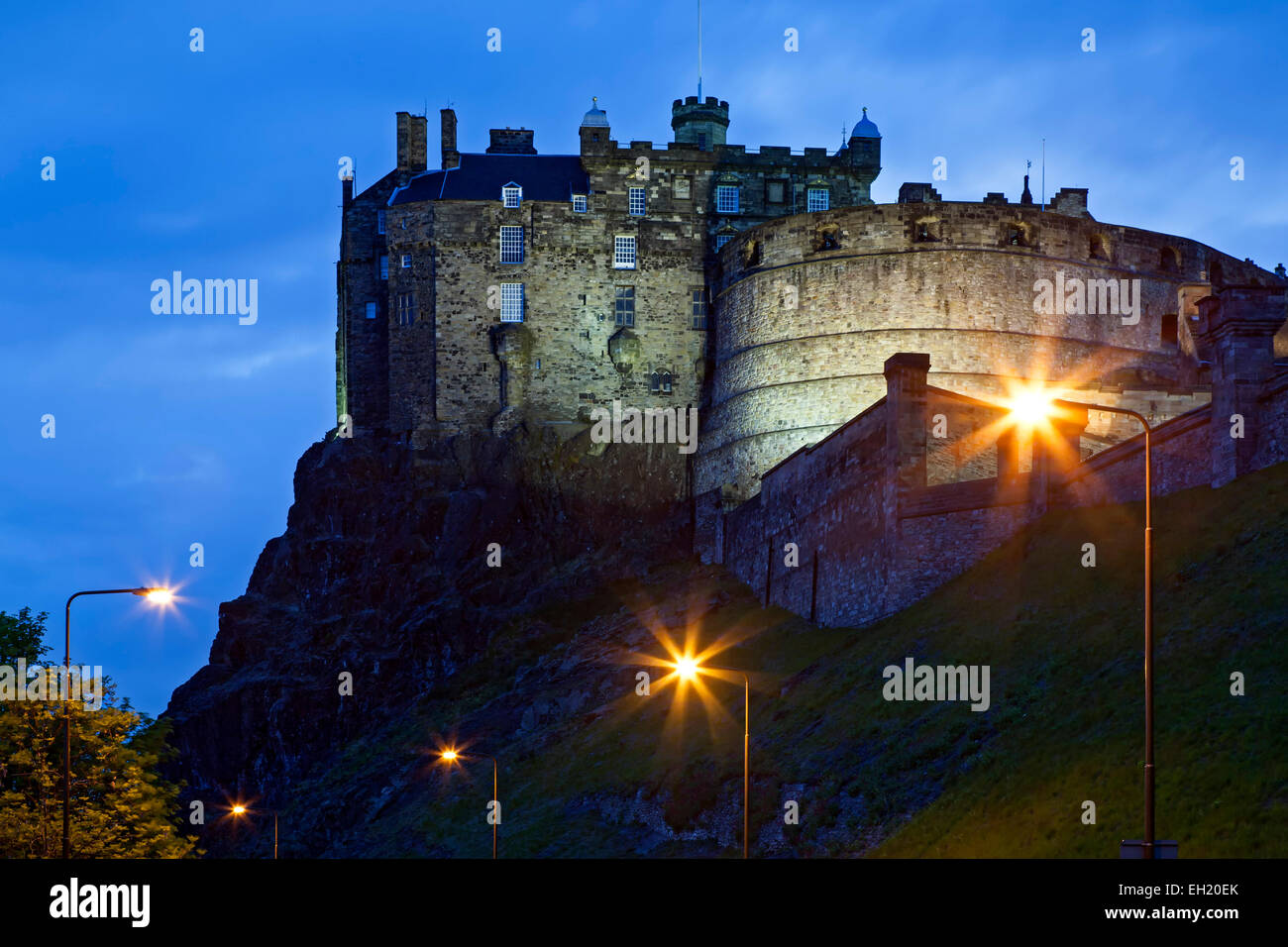 Edinburgh Castle, Schottland, Vereinigtes Königreich Stockfoto