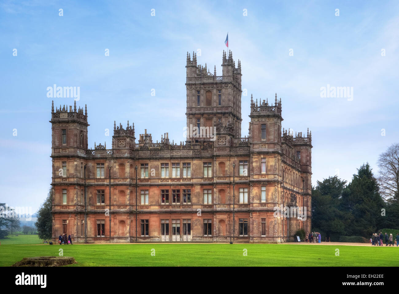 Highclere Castle, Hampshire, England, Vereinigtes Königreich Stockfoto