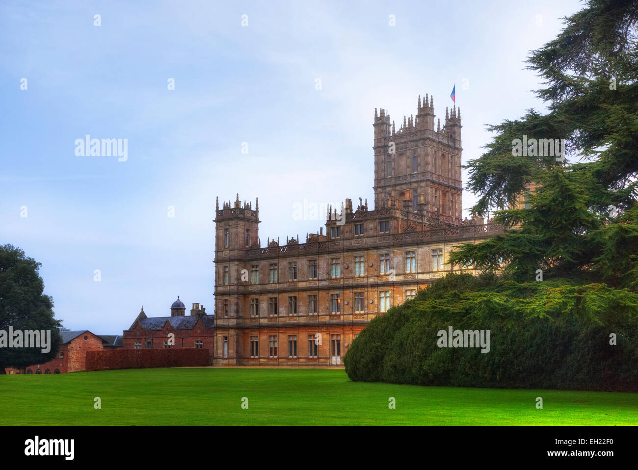 Highclere Castle, Hampshire, England, Vereinigtes Königreich Stockfoto