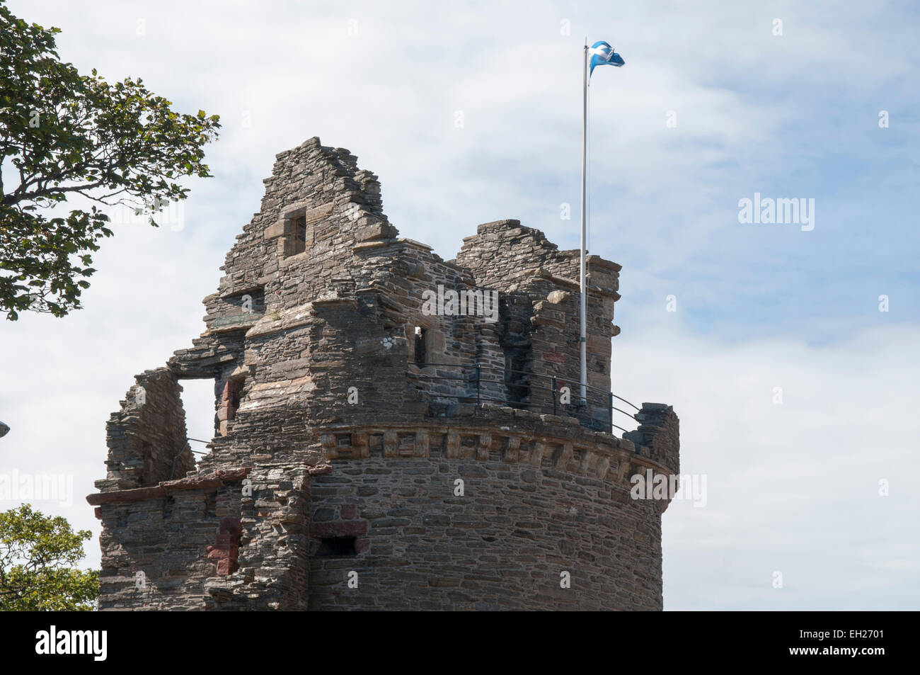 Des Bischofs Palast und St. Magnus Cathedral in Kirkwall auf der  Orkney-Inseln in Schottland wurden 1137 errichtet Stockfotografie - Alamy