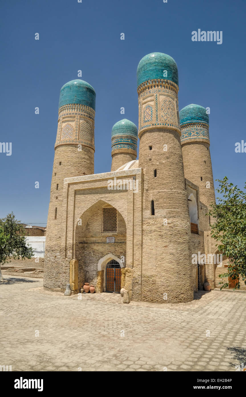 Malerische Aussicht des Tempels in Buchara, Usbekistan Stockfoto