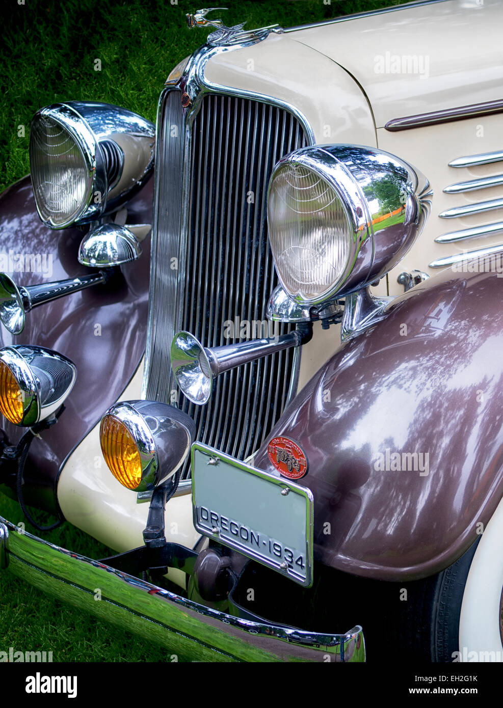 1934 Chrysler Limousine restauriert. Oregon. Stockfoto