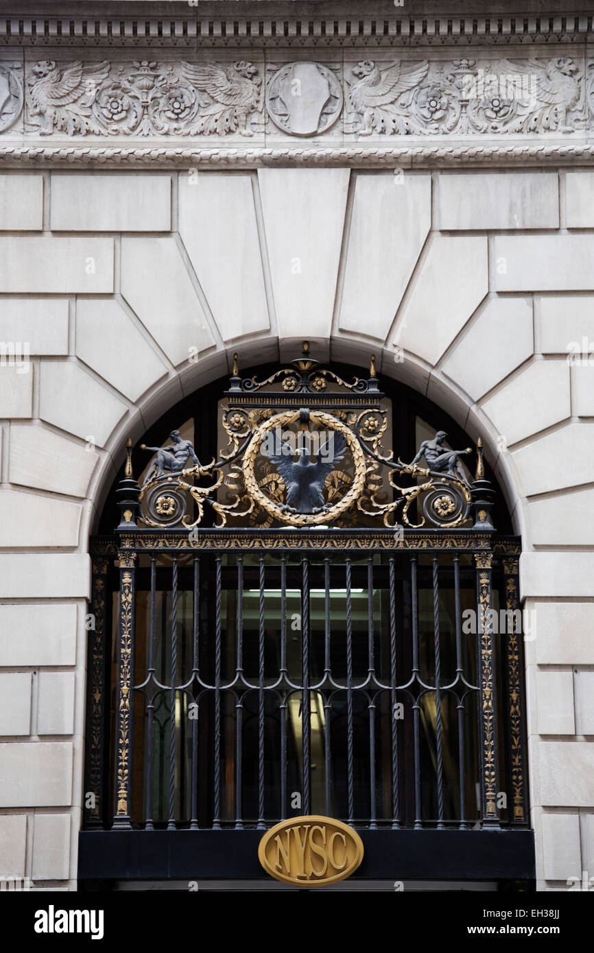 New York Sportclub, Wall Street, New York City, New York, USA Stockfoto