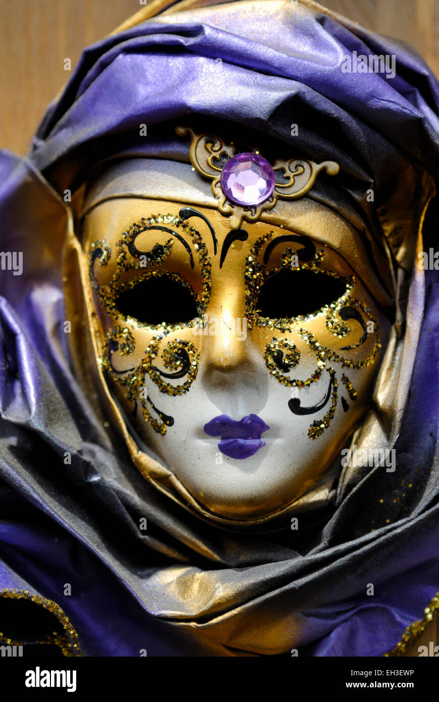 Maskerade Karnevalsmaske, Venedig, Italien Stockfoto