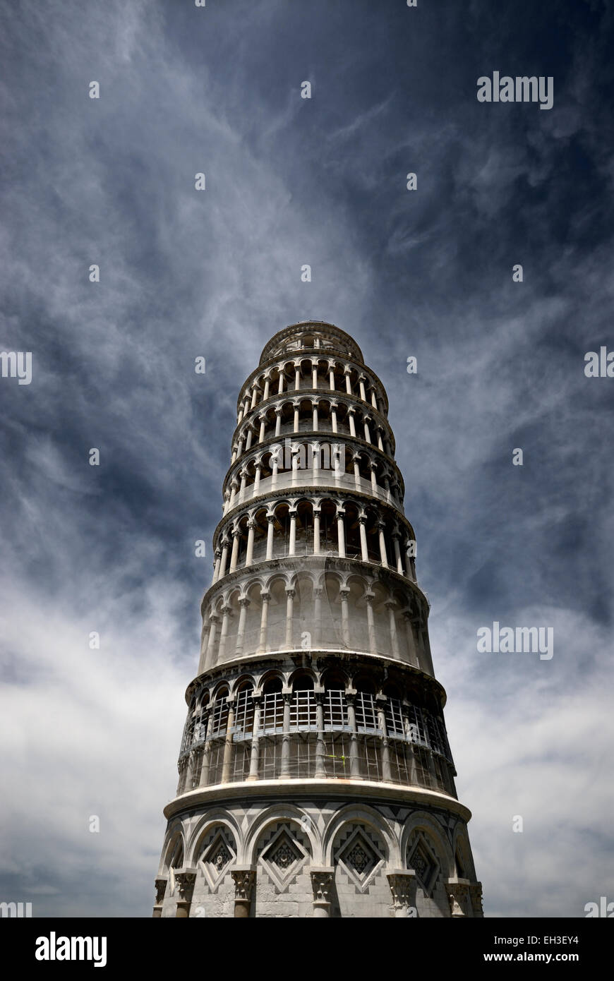 Schiefe Turm von Pisa, Italien Stockfoto