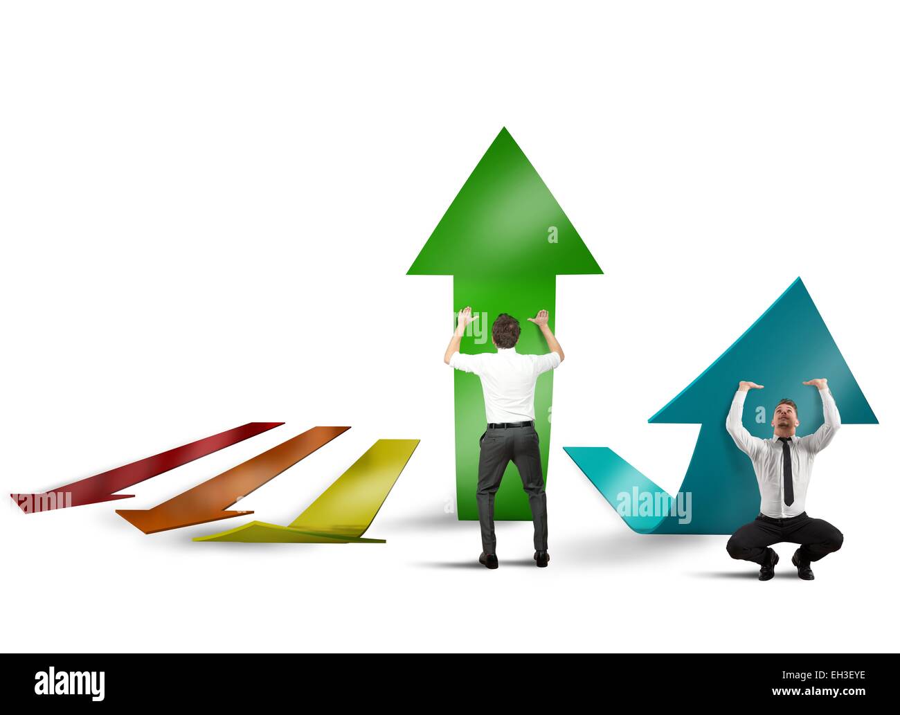 Gewinnwachstum Stockfoto