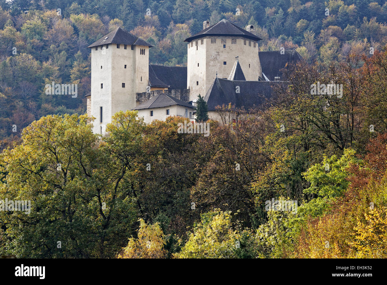 Burg Lockenhaus, Bezirk Oberpullendorf, Burgenland, Österreich Stockfoto