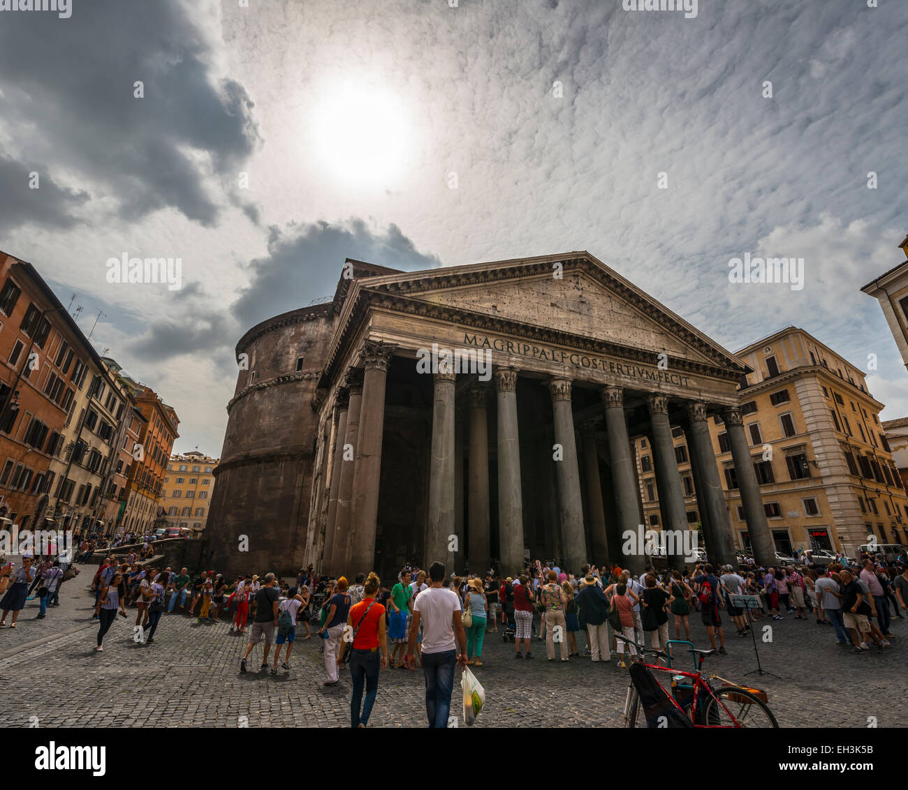 Pantheon, Piazza della Rotonda, Rom, Latium, Italien Stockfoto