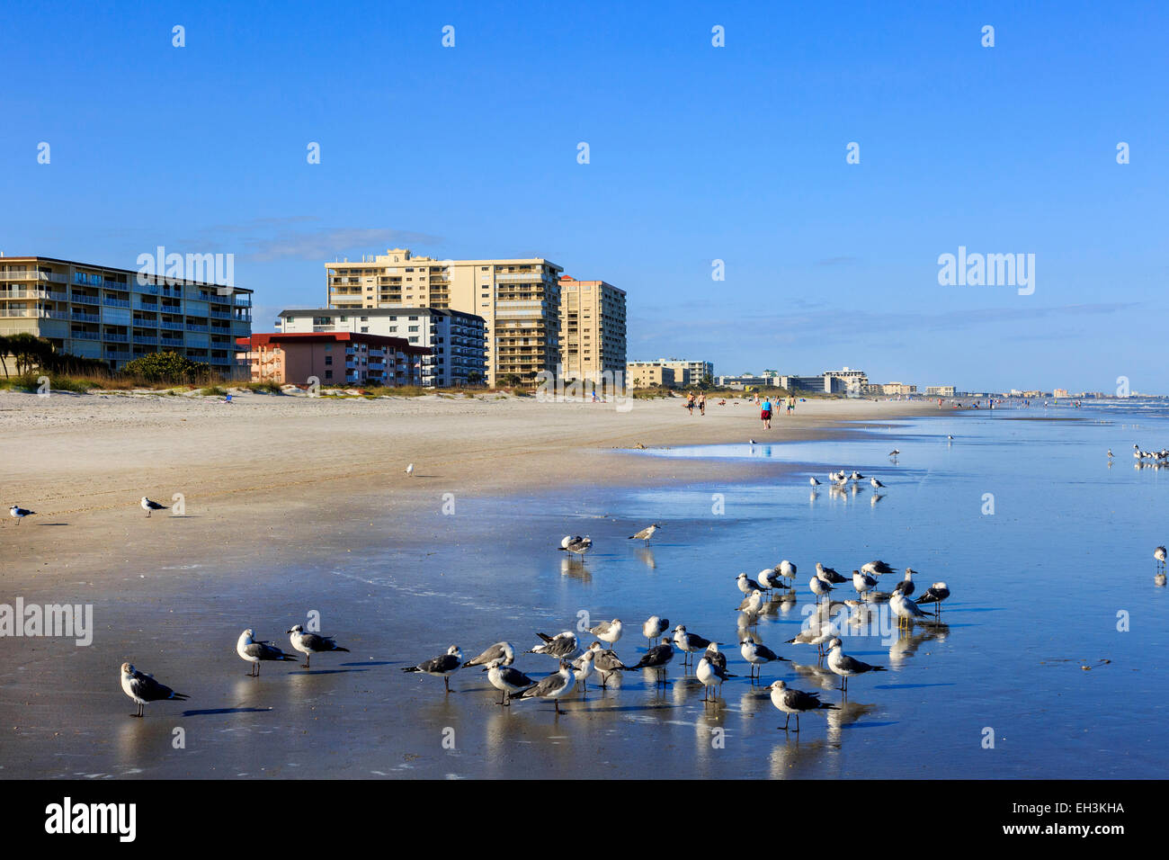 Strand von Cocoa Bay, Florida, USA Stockfoto