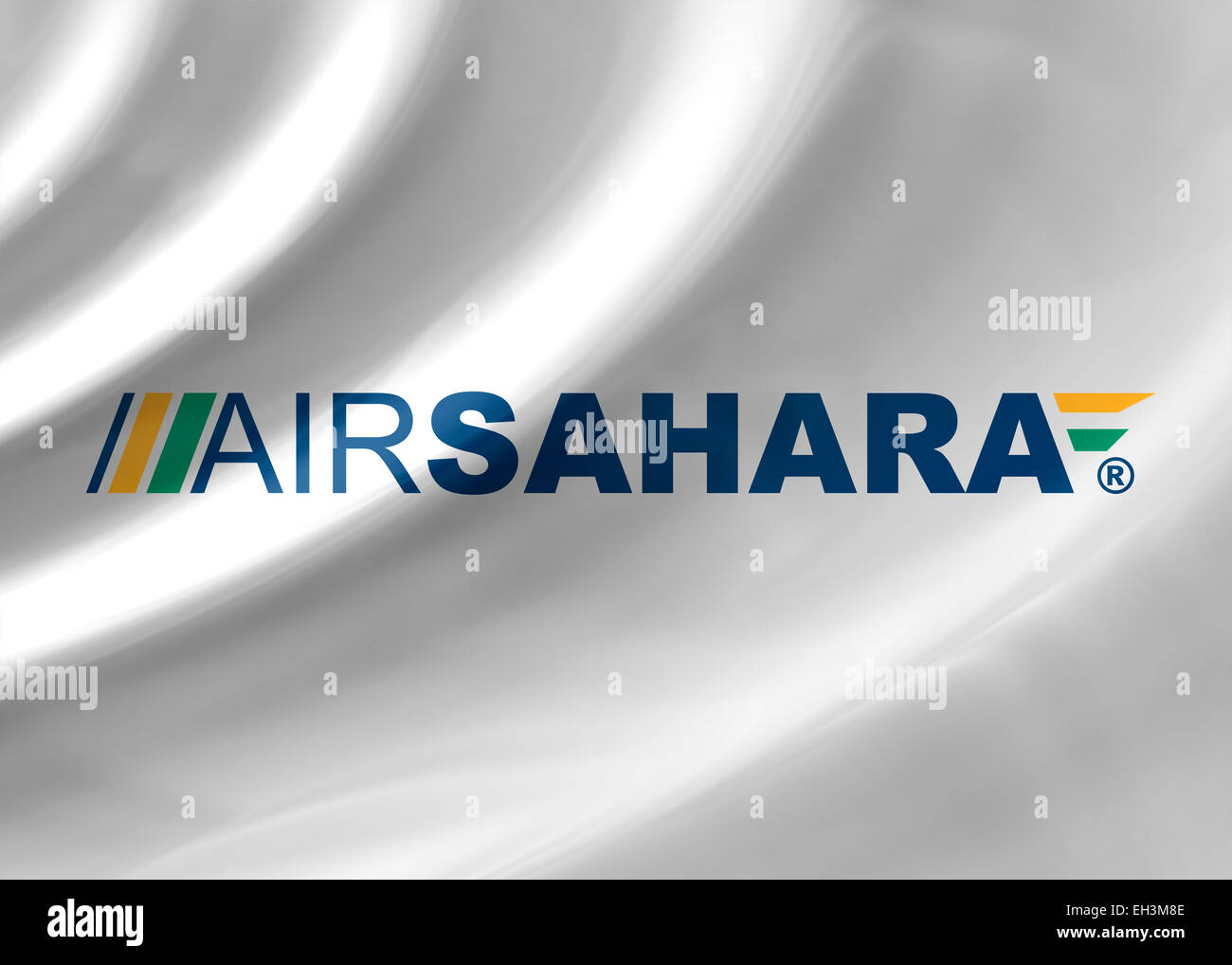 Air Sahara logo Symbol Flagge Emblem Stockfoto