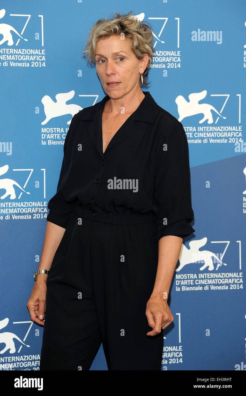 71. Venice International Film Festival - Olive Kitteridge 1-2 - Fototermin mit: Frances McDormand Where: Venedig, Italien bei: 01 Sep 2014 Stockfoto