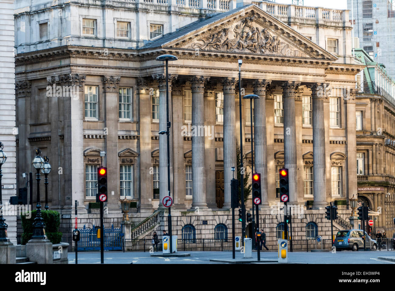 Das Herrenhaus in der City of London und ist die offizielle Residenz des Lord Mayor of London Stockfoto