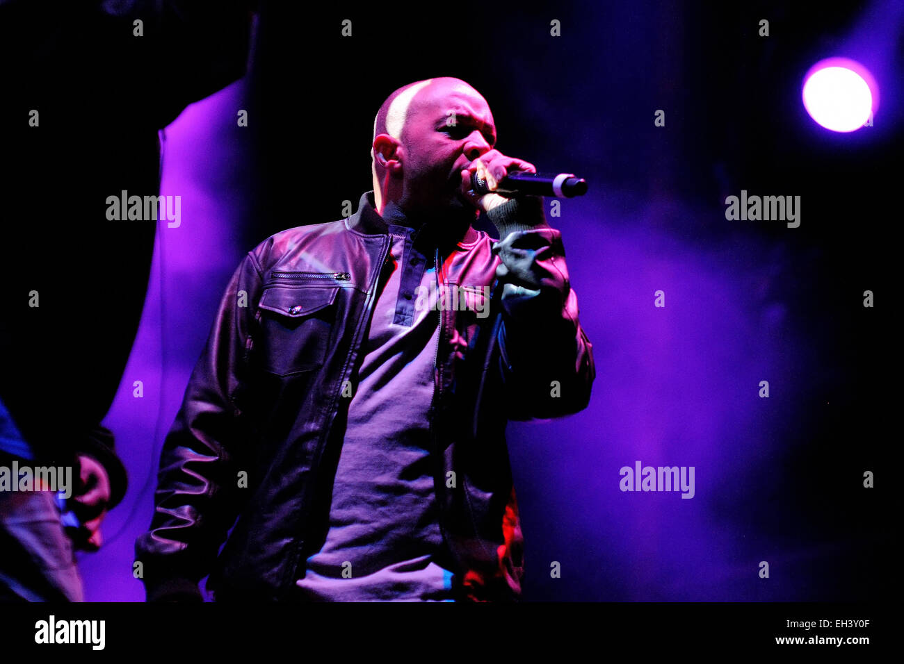 BARCELONA - 25 Mai: Wu-Tang Clan, American East Coast hip Hop Gruppe, führt bei Heineken Primavera Sound 2013. Stockfoto