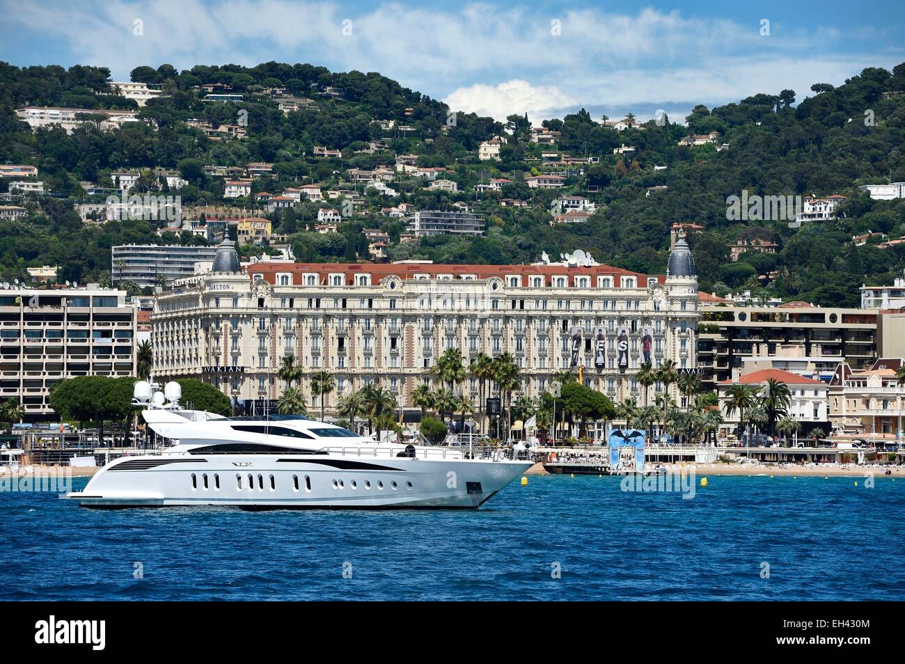 Frankreich, Alpes-Maritimes Cannes, das Carlton Palace auf dem Boulevard De La Croisette Stockfoto