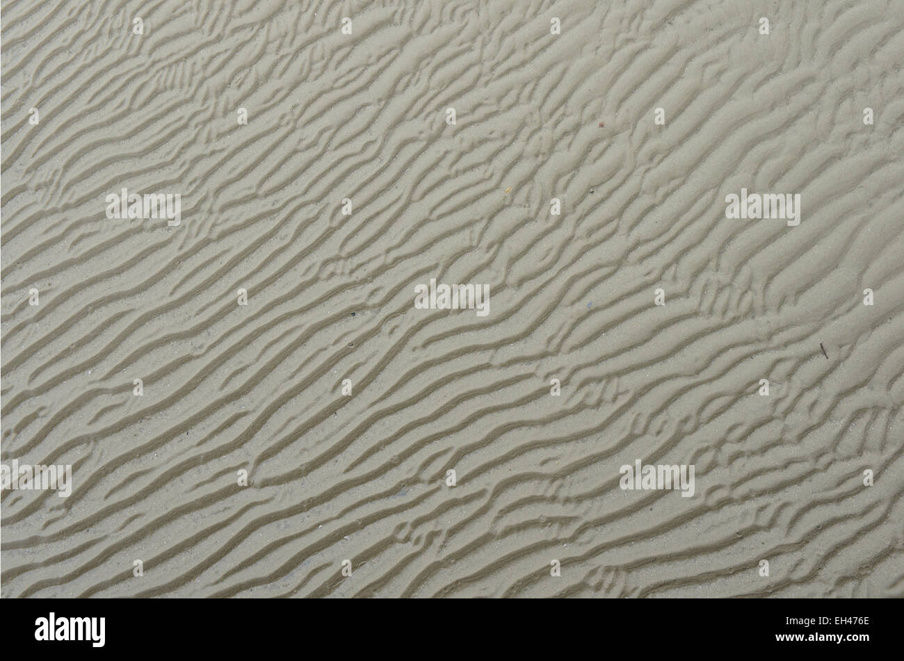Ebbe Muster im Sand Stockfoto