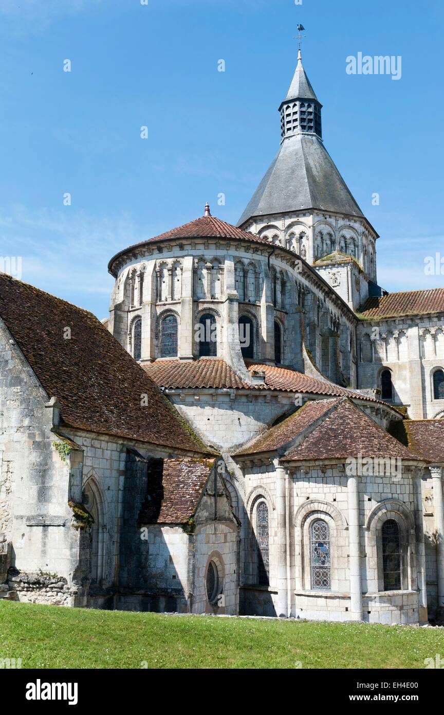 Notre Dame Abteikirche Nièvre, La Charite-Sur-Loire, Frankreich Stockfoto