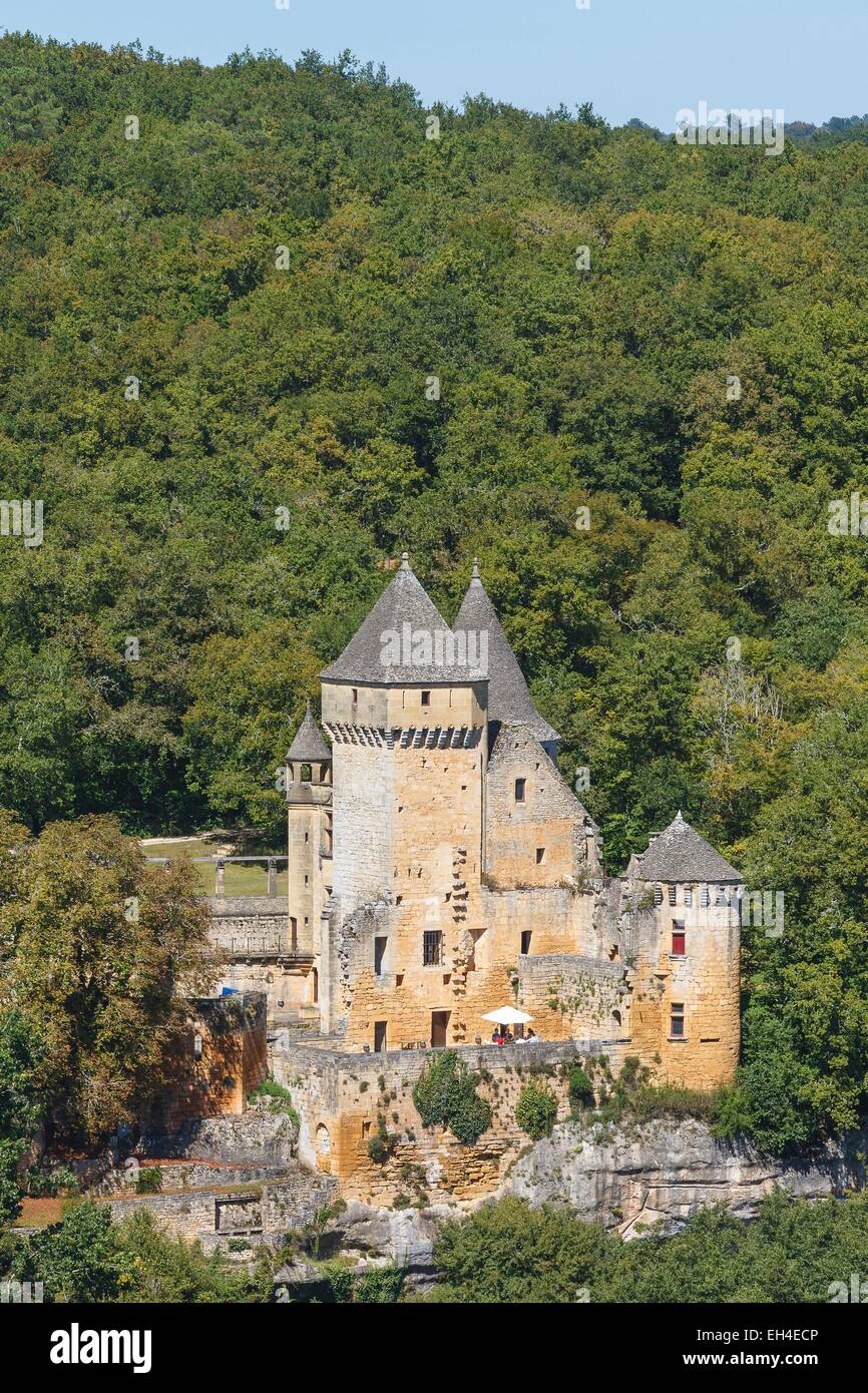 Frankreich, Dordogne, Marquay, Laussel Burg Stockfoto