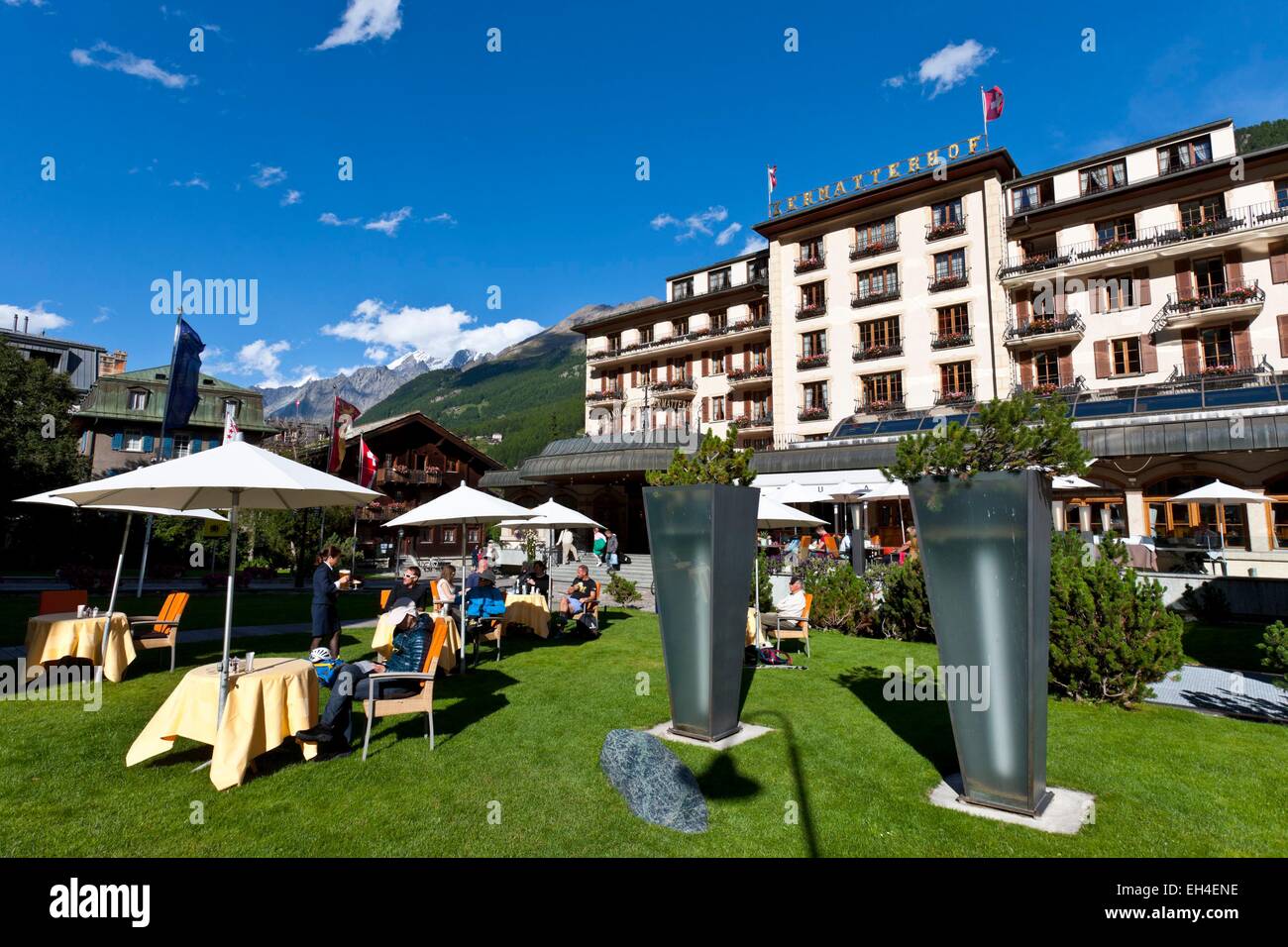 Schweiz, Kanton Wallis, Zermatt Stockfoto