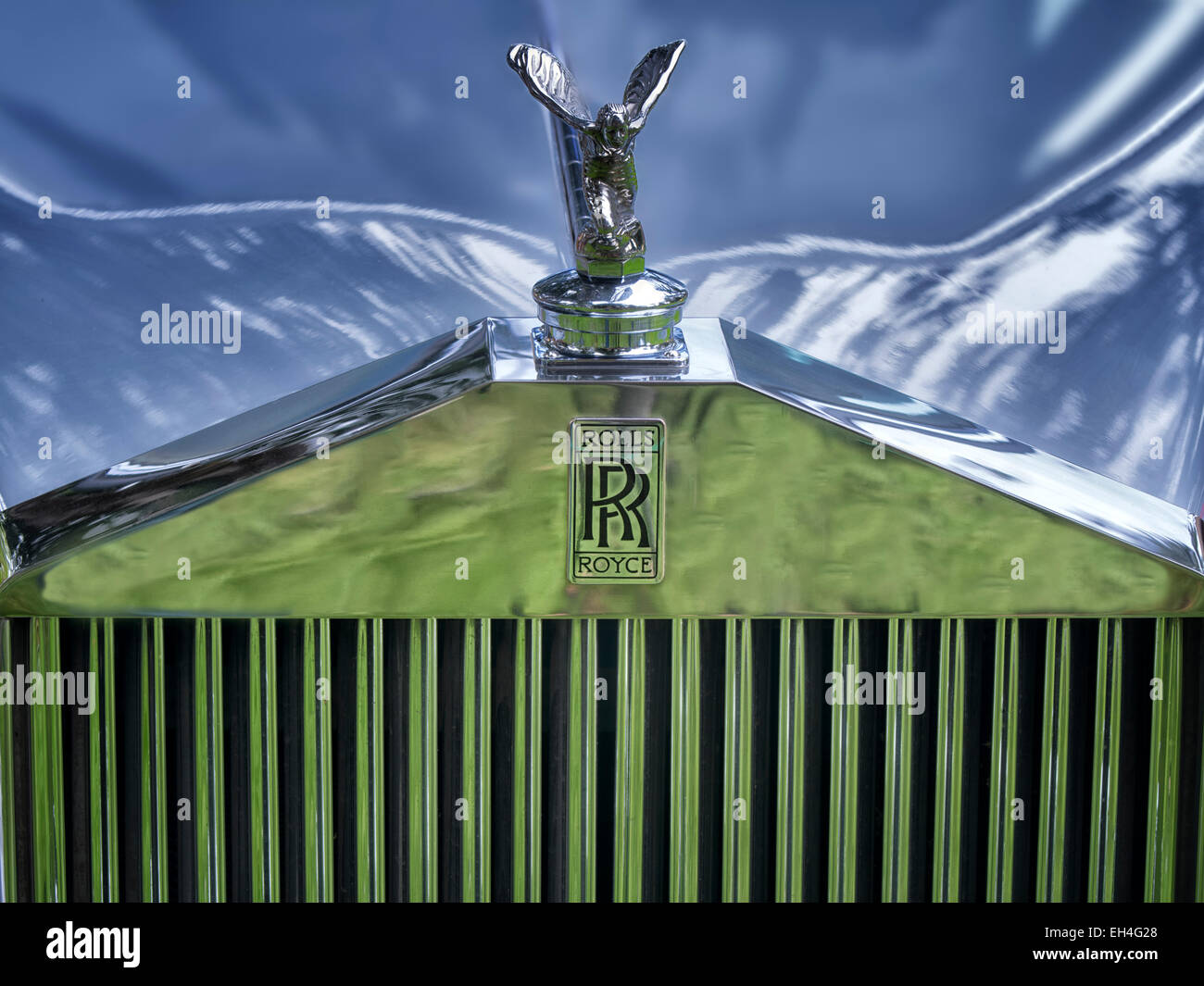 Frontgrill des RR-Rolls-Royce. Oregon Stockfoto