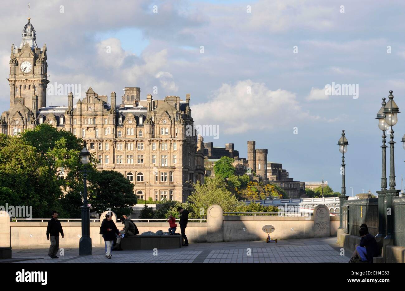 Großbritannien, Schottland, Edinburgh, aufgeführt als Weltkulturerbe der UNESCO, Innenstadt Stockfoto