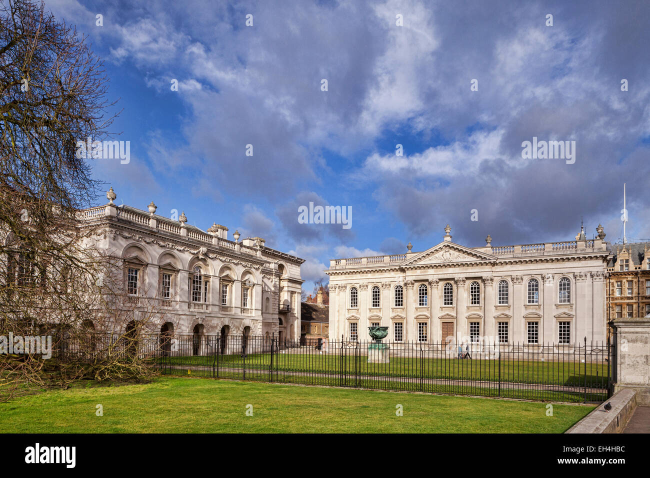 Die alten Schulen bauen und Senate House, University of Cambridge. Stockfoto