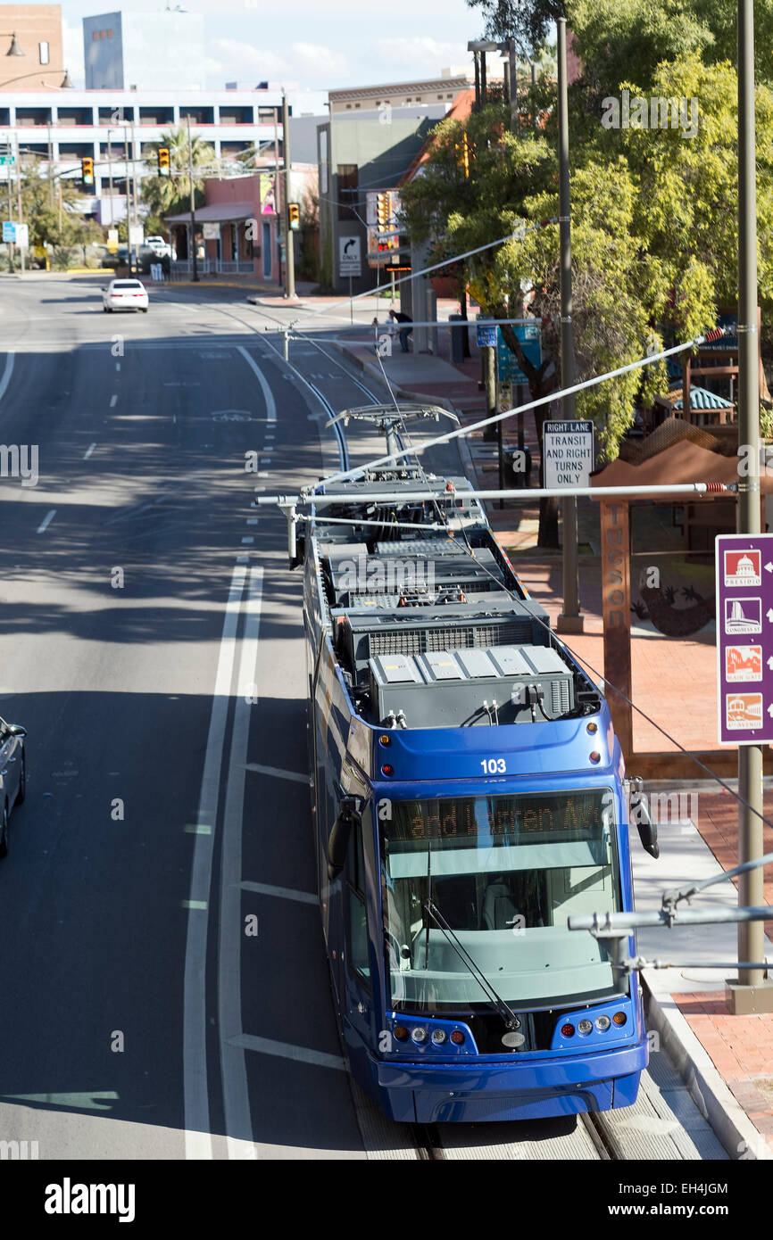 SunLink Straßenbahn, Stadtbahn, Tucson, AZ Stockfotografie Alamy