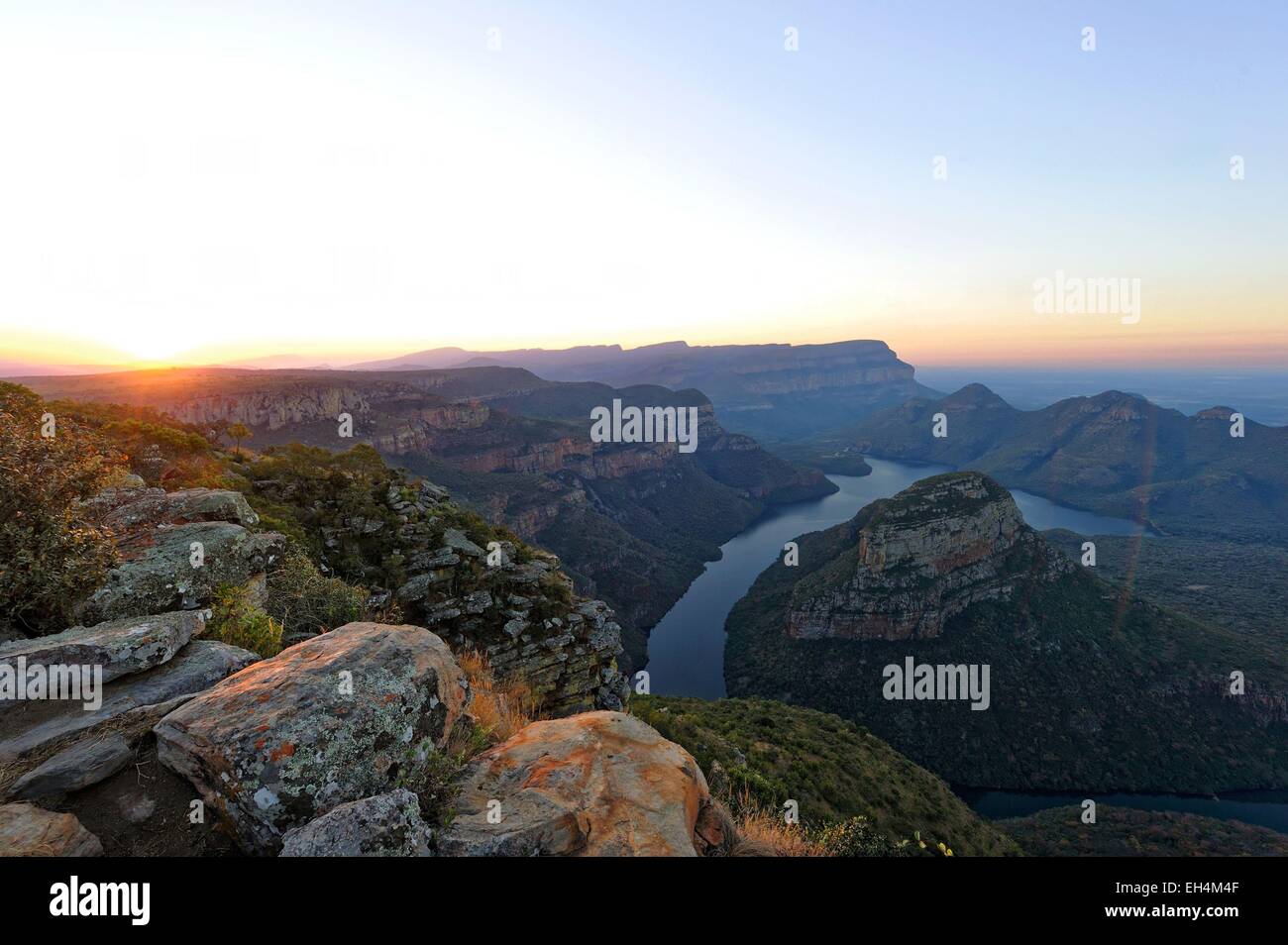 Mpumalanga, Südafrika Drakensberge Escarpment, Blyde River Canyon Stockfoto